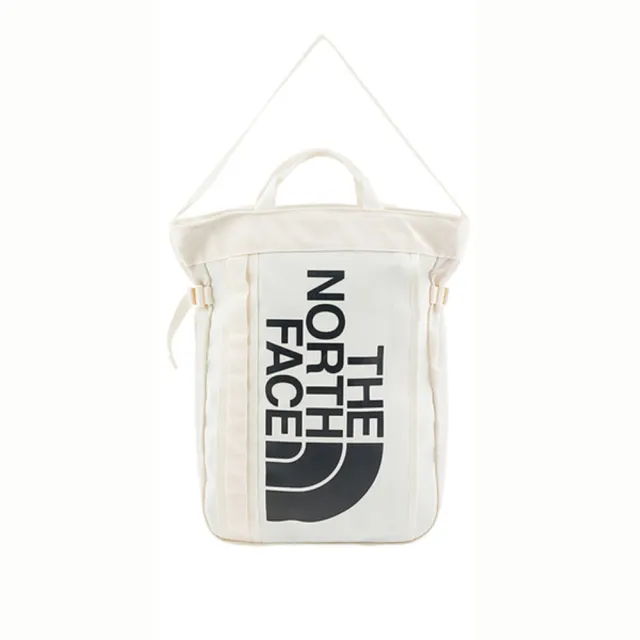 【The North Face】北臉 後背包 運動包 書包 旅行包 大容量 雙層 BASE CAMP TOTE PACK 白 NF0A8BK7ROU