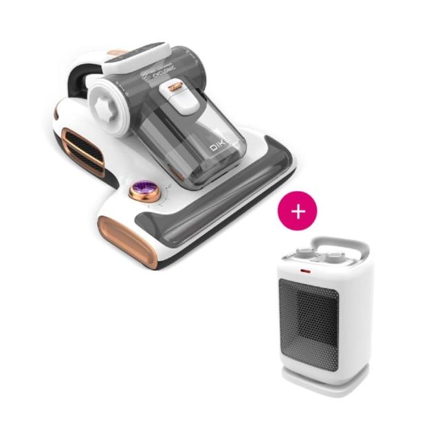 【DIKE】15Kpa氣旋超聲波UV紫外線智能除蟎機(HCF310)+ 1200W 瞬熱迷你擺頭陶瓷電暖器/暖氣機(HLE500)