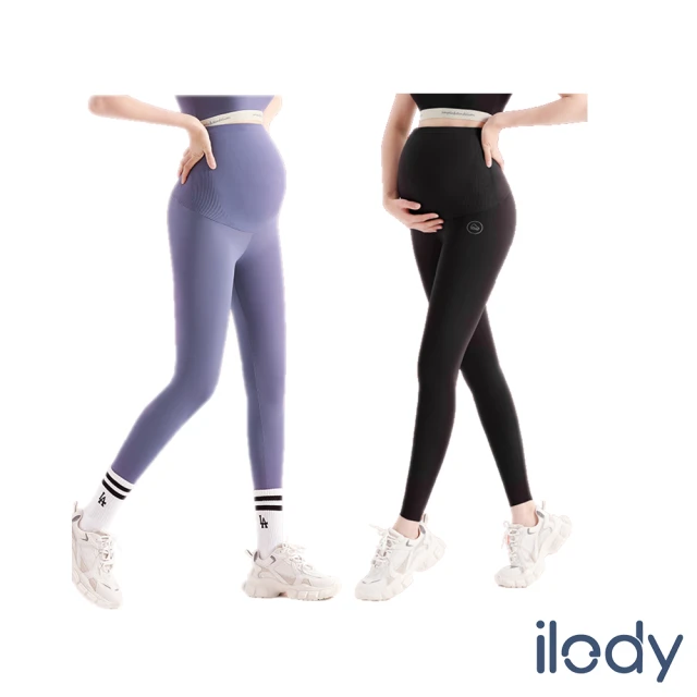 ilodyilody 孕婦雲感鯊魚褲九分款(鯊魚褲 孕婦褲 孕婦鯊魚褲 孕婦內搭褲 挑戰無感美麗不受限)