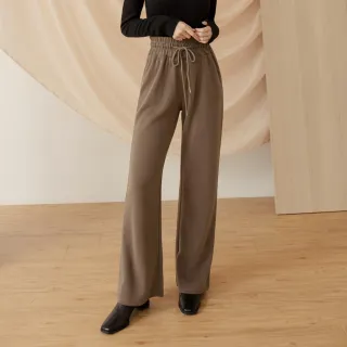 【OB 嚴選】S小腰精磨毛收腹美型腰鬆緊長褲一般加長 《BA6844》