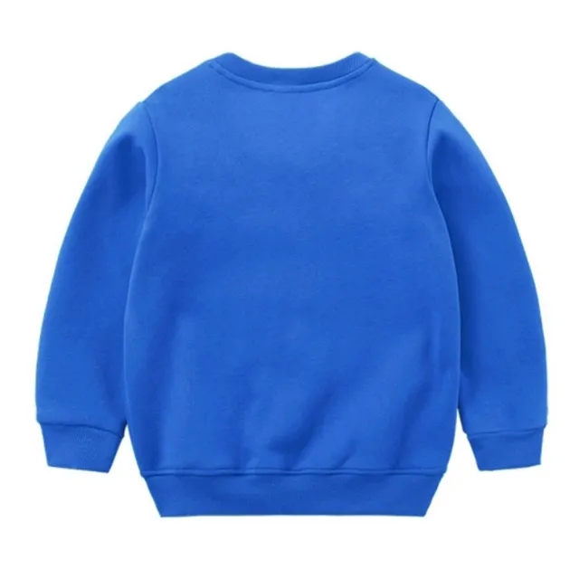 【橘魔法】內加絨厚款圓領衛衣(長袖上衣 素色 大學T 中性款 男童 兒童 童裝)