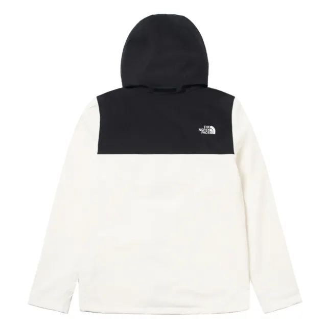 【The North Face】北臉 外套 女 運動連帽外套 防潑水 透氣 衝鋒衣  黑白 NF0A8CK6ROU