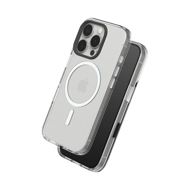 【RHINOSHIELD 犀牛盾】iPhone 16/Plus/Pro/Pro Max Clear MagSafe兼容磁吸透明手機殼(相機鍵按鈕版)