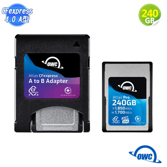 【OWC】Atlas Pro 240GB 記憶卡(CFexpress A 型 4.0)