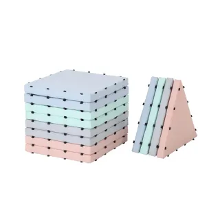 【孩記得】FunDay 疊疊遊戲墊｜C組(大三角5片/4色、小三角4片/4色)