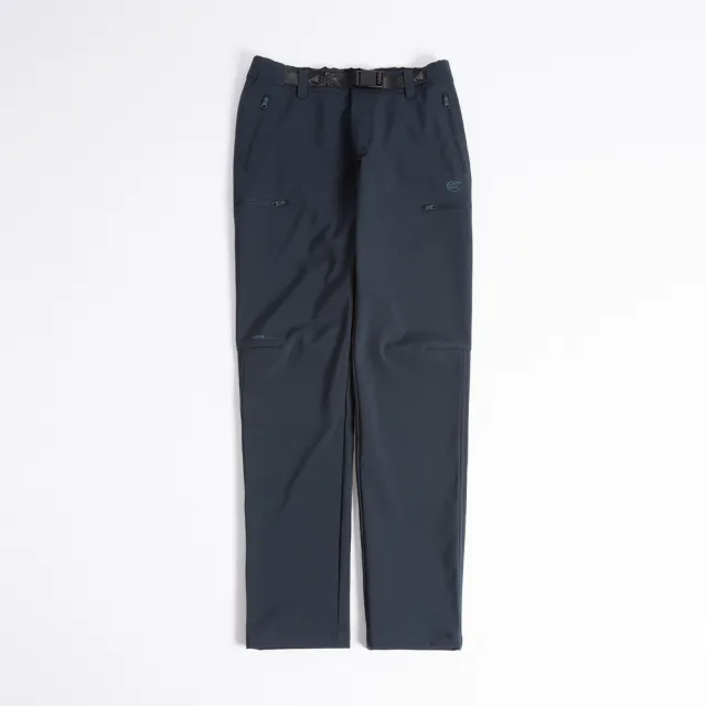【ADISI】女Softshell撥水防風輕量保暖長褲 AP2421032 深藍色 S-2XL(3L 防風膜 磨毛 防潑水)
