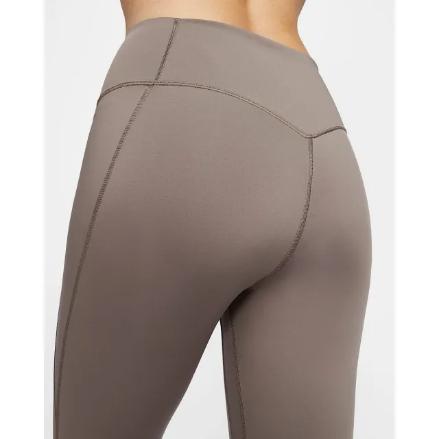 【NIKE 耐吉】緊身長褲 瑜珈褲 緊身褲 運動褲 女款 AS W NK DF UNVRSA HR 7/8 TGHT 棕色(HQ6814233)