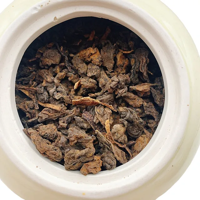 【藏古祥館】壽比南山陳皮老茶頭熟普茶罐(熟茶 散茶 普洱 猛海 沱茶)