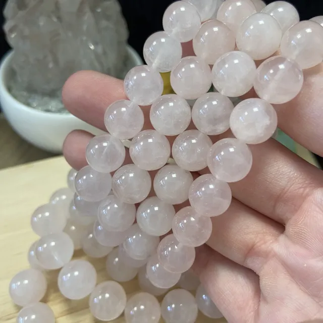 【Cozy 世界水晶原礦與茶】西柚粉粉晶 11mm+ 72-4(助提升戀愛運)