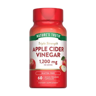 【Nature’s Truth 綠萃淨】特級蘋果醋窈窕膠囊(60粒/瓶)