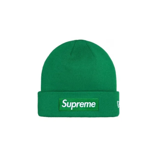 SUPREME】Supreme x New Era Box Logo Beanie 毛帽黑/藍/綠/灰/橘/米