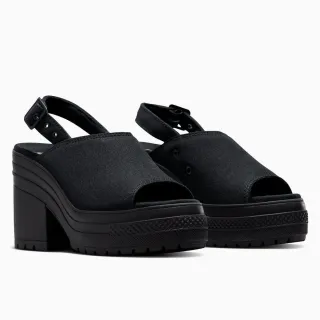 【CONVERSE】CHUCK 70 DE LUXE HEEL MULE SLIP 女鞋 高跟鞋 黑色(A12567C)