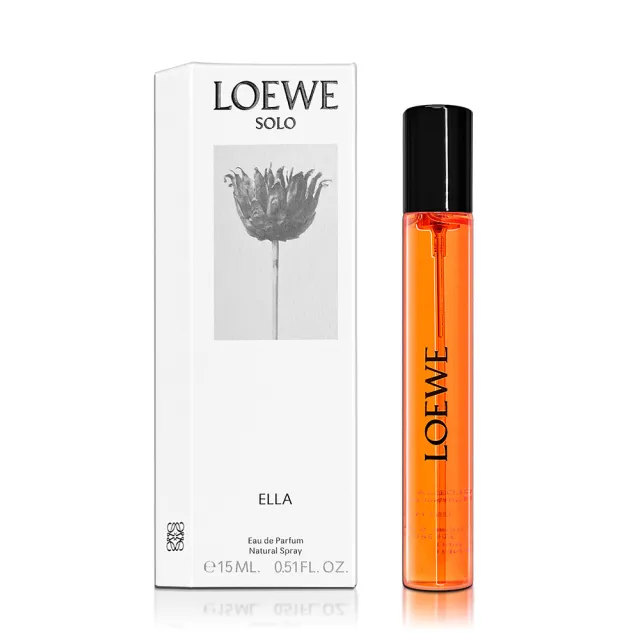 【LOEWE 羅威】SOLO ELLA 獨奏宣言女性淡香精 15ML 隨身瓶(平行輸入)
