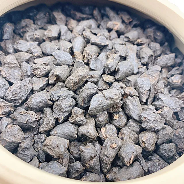 【藏古祥館】10年老茶化石+雲南白紫陶茶倉(熟茶 散茶 普洱 猛海 沱茶)