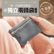 【CHENSON】真皮 超薄零錢包第二代_附獨立零錢袋_送手腕帶(W24241)