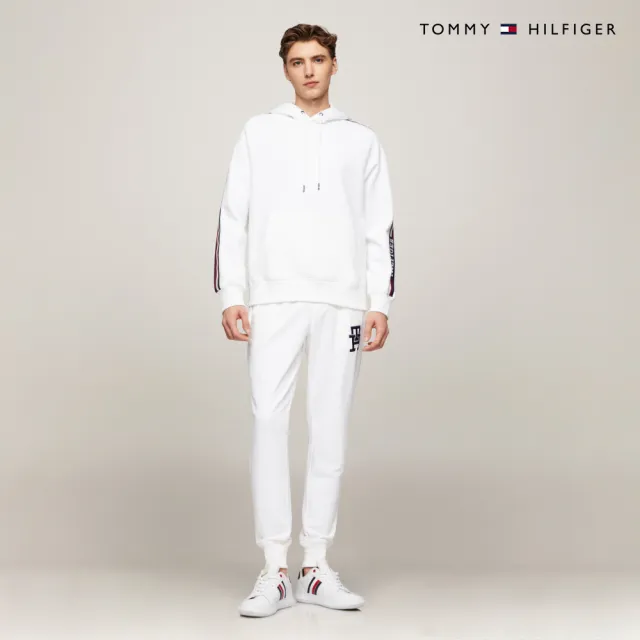 【TOMMY HILFIGER】官方旗艦館 Global條紋帽T_裸色