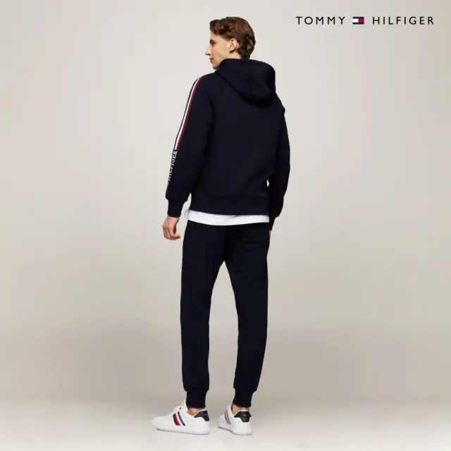 【TOMMY HILFIGER】官方旗艦館 Global條紋帽T_藍色
