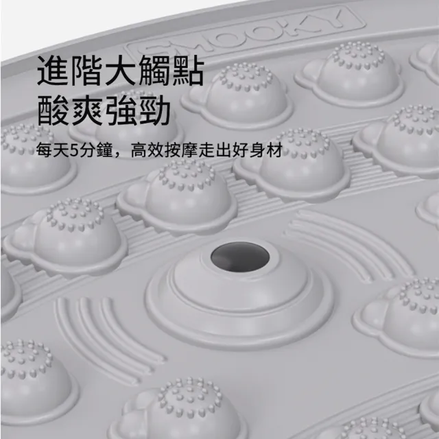 【ANTIAN】七磁石 加厚矽膠原地慢跑指壓板 腳底按摩墊 足底按摩腳墊 運動墊(55cm)