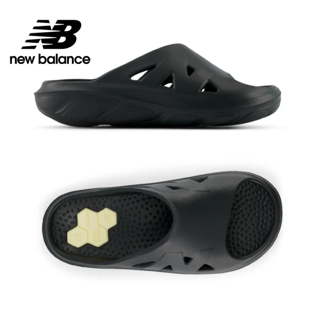 NEW BALANCE NB 涼拖鞋_中性_黑色_RCVRY