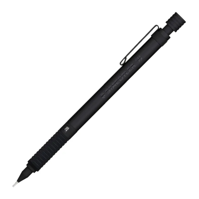 【STAEDTLER 施德樓】《30週年紀念版》自動鉛筆-黑桿 0.3、0.5mm MS92535-03B 05B