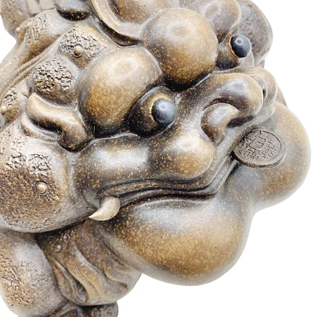 【藏古祥館】紫砂三腳蟾蜍擺飾(紫砂)