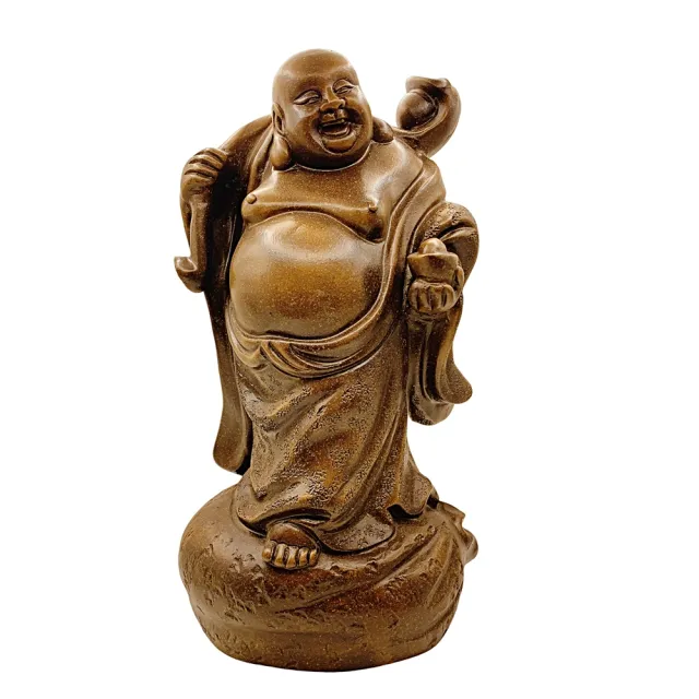 【藏古祥館】彌勒佛紫砂擺飾(紫砂)