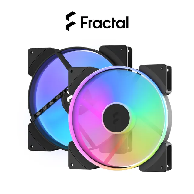 【Fractal Design】Prisma AL-18 PWM 18公分聚流控制風扇(共享技術 二入裝)