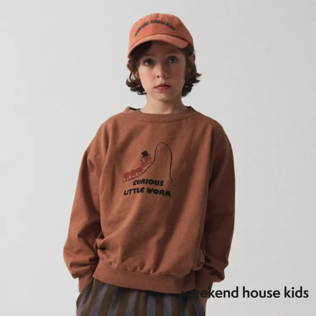 weekend house kids Dog有機棉大學T(黃