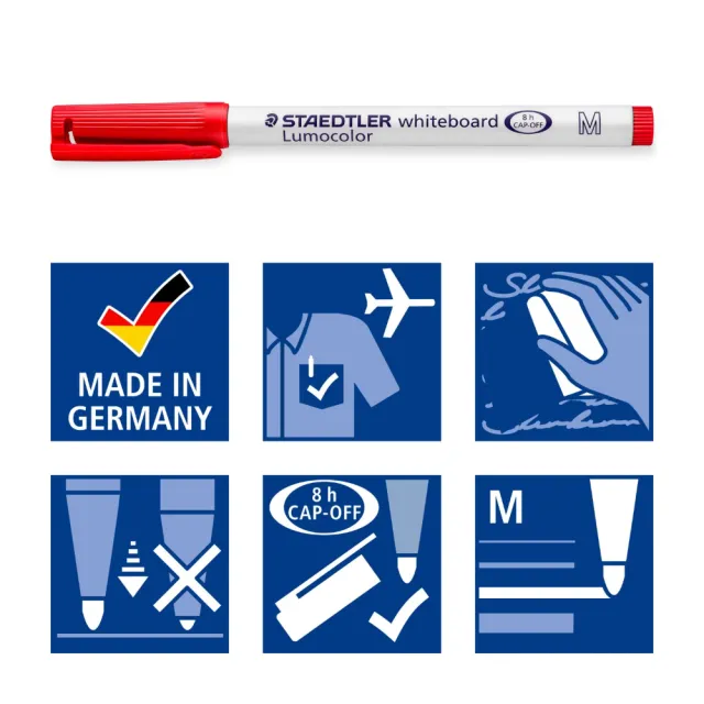 【STAEDTLER 施德樓】施德樓 極細白板筆 MS301