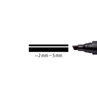 【STAEDTLER 施德樓】施德樓 防乾油性麥克筆-斜頭 MS350