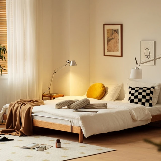 Taoshop 淘家舖 M - 小野溫莎床｜原木雙人床 - 