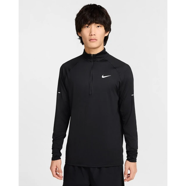 NIKE 耐吉 Dri-FIT 長袖上衣 訓練衣服 快乾 男款 AS M NK DF STRIDE HZ MIDLAYER 黑色(HV2181010)