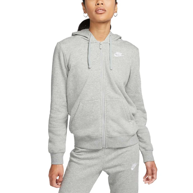 NIKE 耐吉 AS W NSW CLUB FLC FZ HOODIE ST 連帽運動外套 女 - DQ5472063