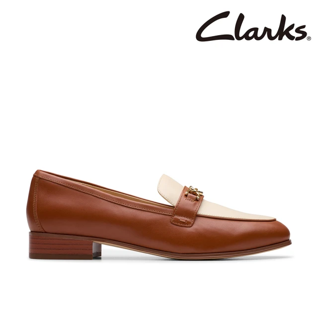 Clarks 女鞋 Juliet Top 全皮面便士樂福鞋(