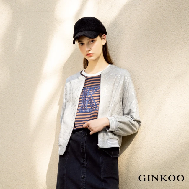 GINKOO 俊克 閃耀紋鱗外套