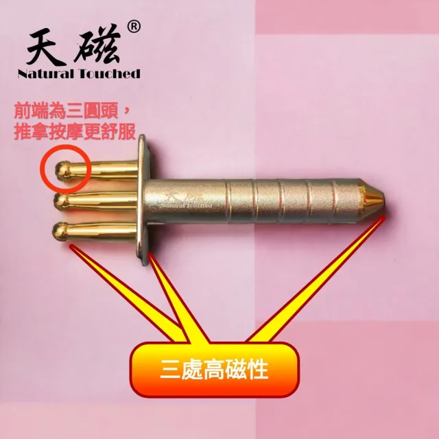 天然工坊】天磁系列-台灣專利排酸棒(約12500高斯負極經絡棒按摩推拿高