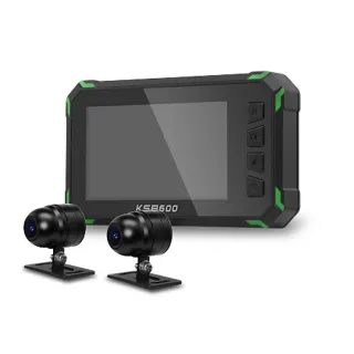 【DOD】KSB600 PRO 煥新版 前後雙錄機車行車記錄器(贈128G+車牌架)