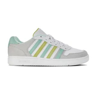 【K-SWISS】時尚運動鞋 Court Palisades-女-白/綠(小白鞋 快倉限定)