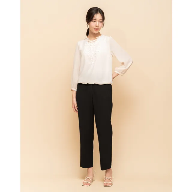 【perng yuh 芃諭名品】都會雅緻 輕彈斜紋 錐形褲(2025 SS Collection|4A春夏新品上市)