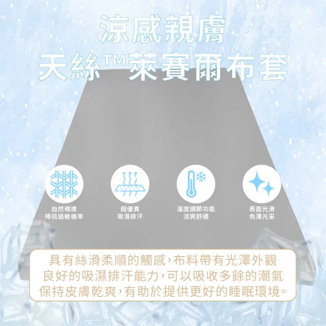 【Agnes】天絲萊賽爾乳膠床墊-單人加大3.5尺 高純度95 涼感親膚 均勻釋壓(斯里蘭卡上市櫃集團60年頂級大廠)