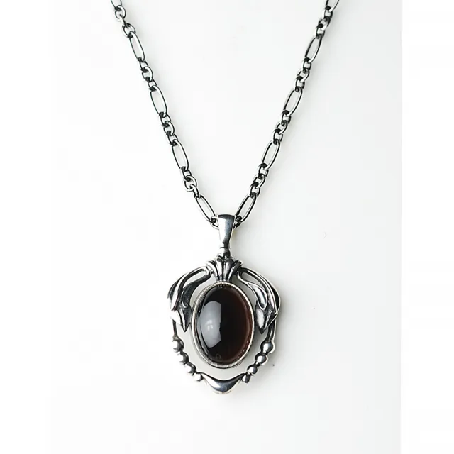 【Georg Jensen 喬治傑生】2014年度煙水晶項鍊