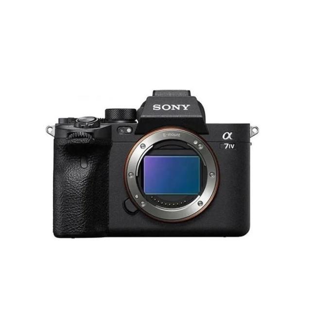 SONY 索尼 A7 IV ILCE-7M4 是頂級全片幅微單眼相機，搭載3300萬畫素CMOS感光元件，提供卓越影像品質。3.0吋以上翻轉觸控螢幕，ISO最高25600以上，支援SD/SDHC/SDXC儲存。最快1/8000秒快門速度，100%視野率電子觀景器。機身輕巧約658g，尺寸131.3 x 96.4 x 79.8 mm。公司貨24個月保固，適合專業攝影師與愛好者。