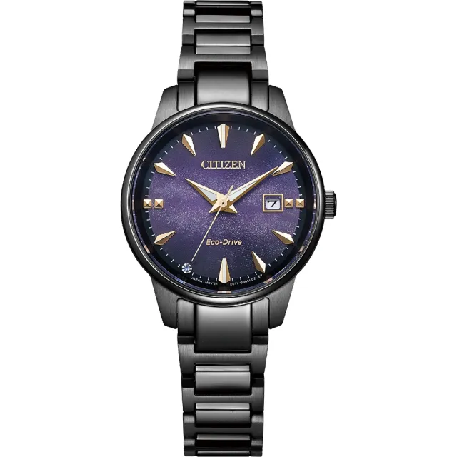 【CITIZEN 星辰】PAIR系列 星光紫 光動能錶-女錶29.2mm(EW2595-81X)