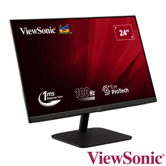 【ViewSonic 優派】5入組★VA242-MH 24型 IPS FHD 100Hz窄邊框螢幕(HDMI/VGA/零閃屏/窄邊框/抗藍光/1ms)