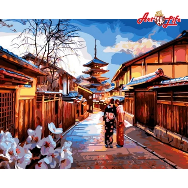 【ArtLife 藝術生活】DT141春水游40*50CM(數字油畫 DIY DIY數字油畫 交換禮物 畫畫玩具)