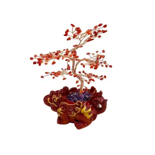 【金玉滿堂】鴻運貔貅珊瑚招財樹