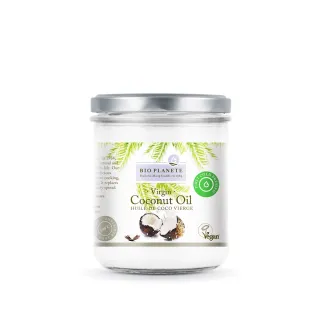 【法國碧歐星球食用油坊】天然冷壓初榨椰子油400MLx2件組