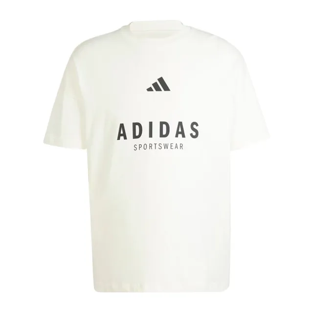 【adidas 愛迪達】M A SZN G T 男 T恤 運動上衣 休閒短袖 舒適 穿搭 米白(JJ3660)