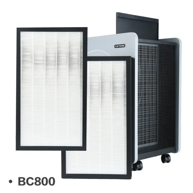 【LUFTRUM 瑞際】電漿除菌空氣清淨機BC800專用濾網(HEPA H13 濾網 2片/組)（其他規格）