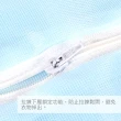 【AXIS 艾克思】台灣製天藍色方形40x50cm細密網洗衣袋.衣物收納袋_5入
